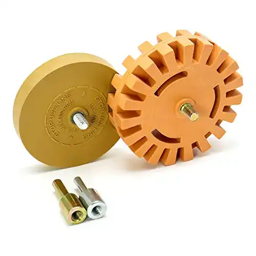 Folienradierer QWORK, Radiergummi, 100mm+88mm
