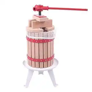 Beerenpresse HENGMEI Obstpresse mit Pressnetz Mechanisch 6L