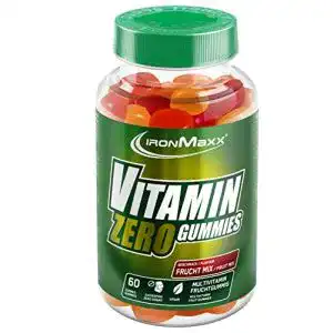 Vitamin-Gummibärchen IronMaxx Vitamin Zero Gummies, 60 Stück