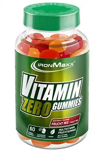 Vitamin-Gummibärchen IronMaxx Vitamin Zero Gummies, 60 Stück