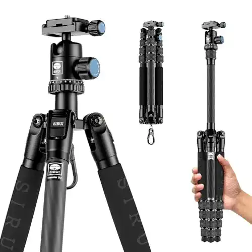 Die beste Sirui-Stativ SIRUI Traveler 5C Reise-Dreibein Carbon mit Kugelkopf 2026 Test Bestseller Sirui-Stativ SIRUI Traveler 5C Reise-Dreibein Carbon mit Kugelkopf