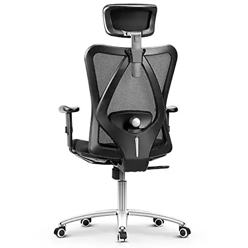 Ergonomischer Bürostuhl mfavour mit Netz-Design-Sitzkissen