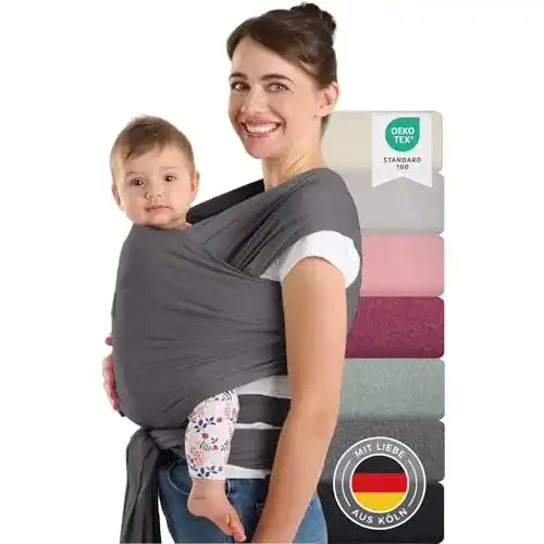 Tragetuch Laleni Baby für Neugeborene, bis 15kg