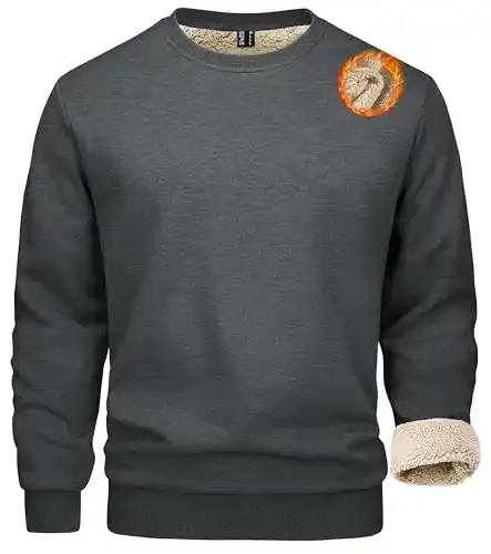 Fleecepullover Herren MAGCOMSEN Herren Crewneck Winter