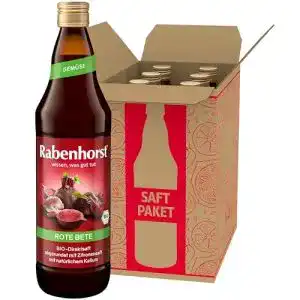 Rote-Bete-Saft Rabenhorst Bio Rote Bete Saft, 6er Pack (6 x 700 ml)