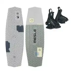 Wakeboard MESLE -Set Liberty 128 cm mit Onset Bindung Junior