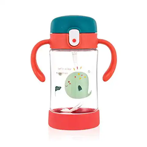 Trinkhalmflasche ÜneeQbaby Active Plus Kiddy Becher