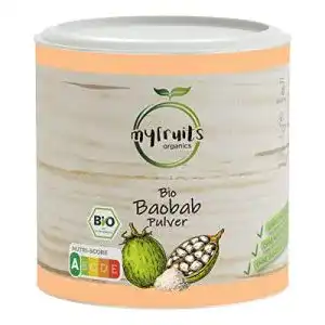 Baobab myfruits ® Bio Pulver, ohne Zusätze, 200g