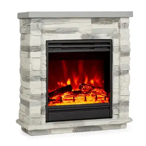Elektro-Wandkamin Klarstein Lienz mit LED-Flammeneffekt