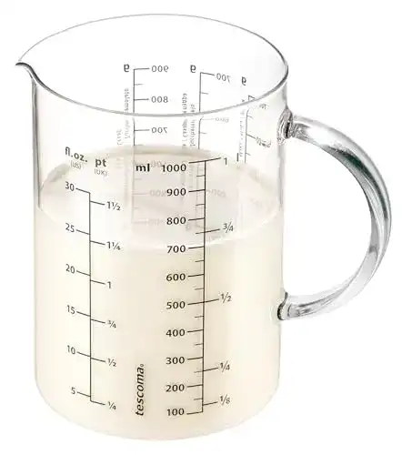 Messbecher Tescoma Glas, Delicia, 1 l, hitzebeständig