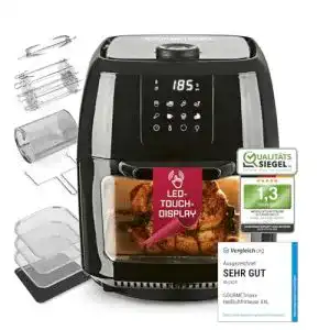 Heißluftfritteuse XXL GOURMETmaxx Digitale XXL 9 Liter