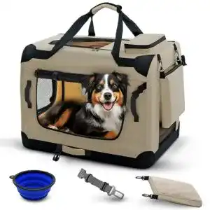 Hundetragetasche PET VIOLET Transportbox faltbar 70x52x50 cm
