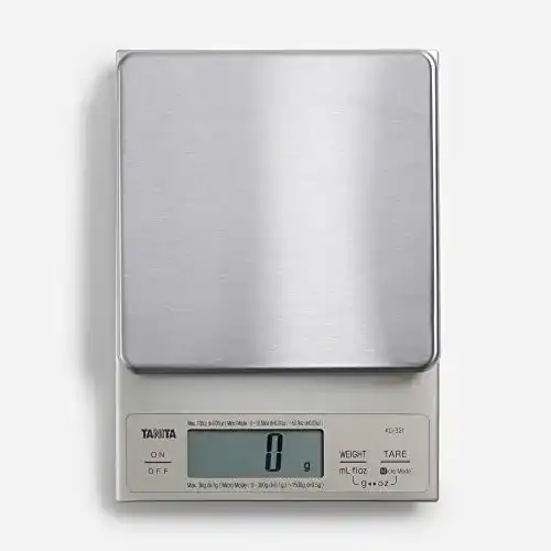 Tanita-Waage tanita KD321SV33 Küchenwaage 3 kg mit Feinteilung