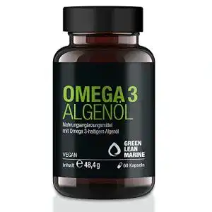 Mikroalgen GREEN LEAN MARINE ® Algenöl Omega 3, 60 Kapseln