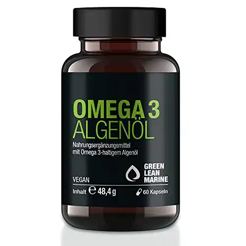Mikroalgen GREEN LEAN MARINE ® Algenöl Omega 3, 60 Kapseln