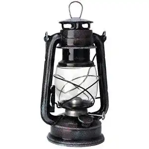 Petroleumlampe POFET Vintage Sturmlaterne, Rot