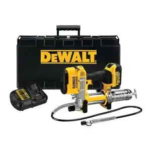 Akku-Fettpresse DEWALT 4Ah Akku-/KFZ-Fettpresse 18V, mit Filter