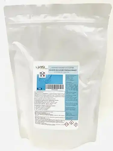 Kupfersulfat mgi developpement, 1 kg, Reinheit 98 %