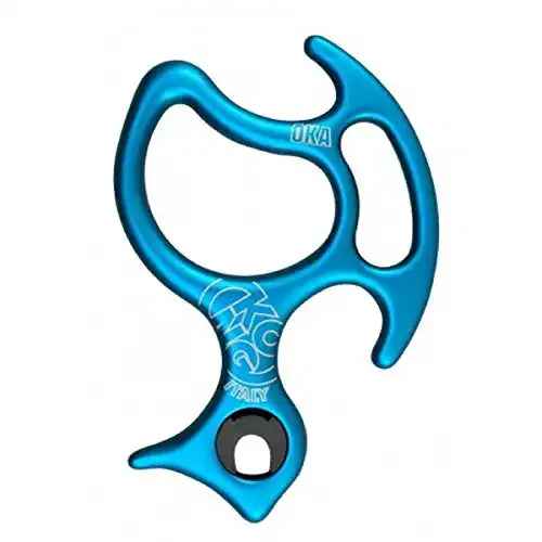 Abseilachter KONG – Oka Descender, Farbe Blau