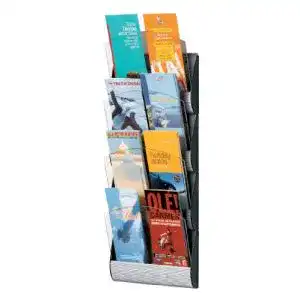 Prospekthalter Paperflow Maxi-System-Wanddisplay, 4 Fächer