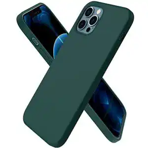 iPhone-12-Hülle ORNARTO Ultra Dünn, Flüssig Silikon Handyhülle