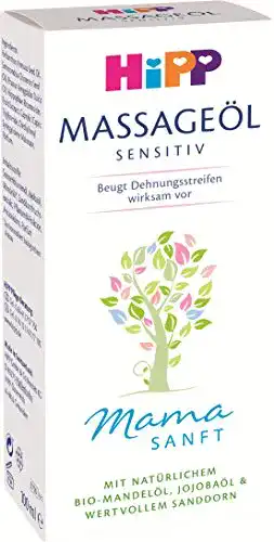 Damm-Massageöl HiPP Mamasanft Massage-Öl, (2 x 100 ml)