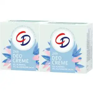 Deo ohne Alkohol CD Deo Creme mit Bio-Kokosöl 2 x 50 ml
