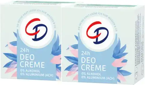 CD-Deo CD Deo Creme mit Bio-Kokosöl 2 x 50 ml, ohne Alkohol