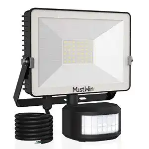 LED-Außenstrahler MustWin 30W LED Strahler mit Bewegungsmelder