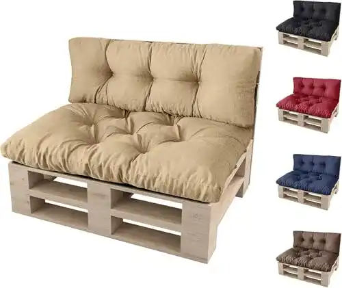 Sunnypillow-Palettenkissen sunnypillow Palettenkissen Auflage Set