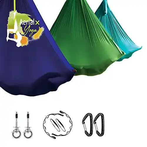 Aerial-Yoga-Tuch AerialX Aerial Yogatuch – Yoga Basis Set Orange