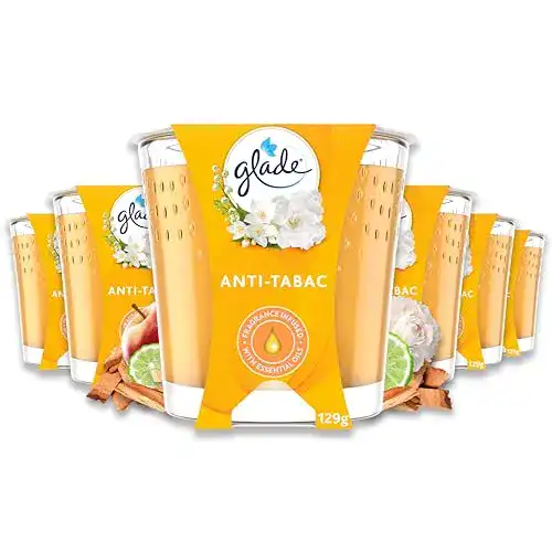 Glade-Duftkerzen Glade Duft-Kerze, 6er Pack, Anti-Tabac