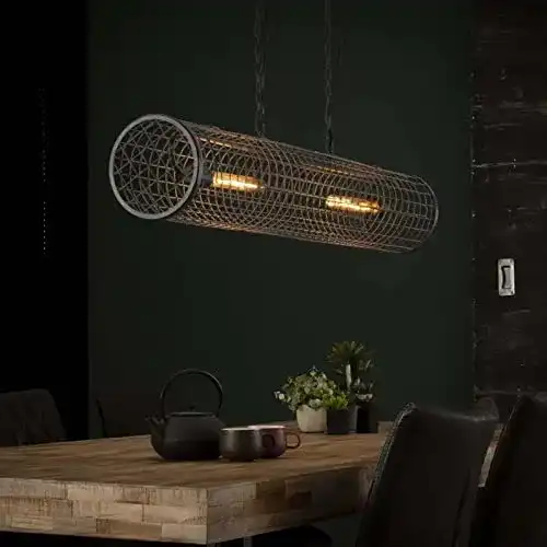 Pendelleuchte famlights Hängelampe dimmbar Metall rustikal