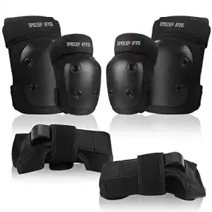 Protektoren-Set Erwachsene SPEEDSPORTING Set, 6 in 1 Profi