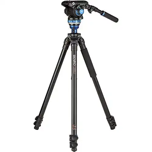 Benro-Stativ Benro A2573F Aluminium-Stativ mit S6PRO Videokopf