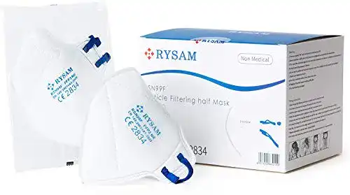 FFP3-Masken (20 Stück) Rysam Zertifizierte FFP3 Maske RSN99F