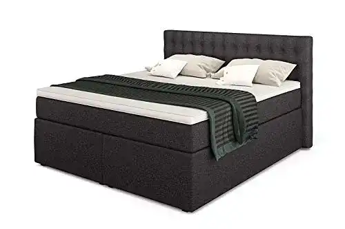 Boxspringbett 200 x 200 cm Betten Jumbo King Boxspringbett