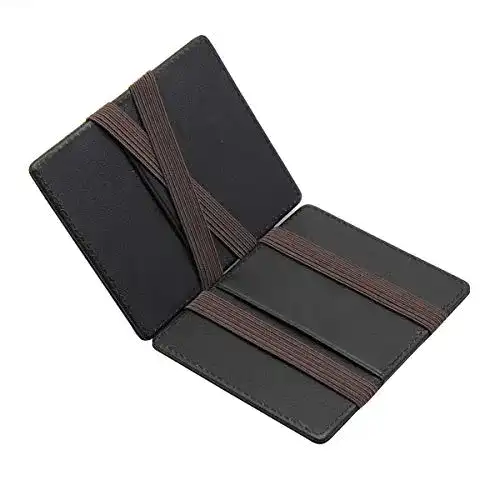 Magic Wallet fluffy fox, Gentle, in schwarz aus exklusivem Leder
