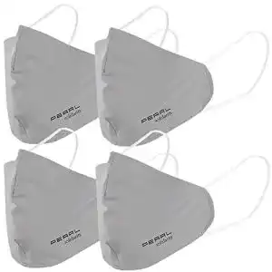 Mundschutzmaske M PEARL Hygienemaske: 4er-Set Mund-Nasen