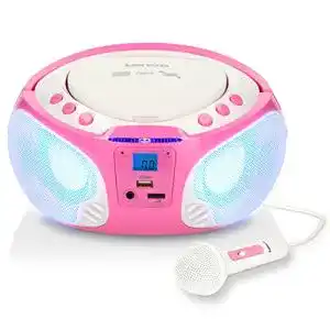 Kinder-CD-Player Lenco SCD-650, CD-Radio, Karaoke Player