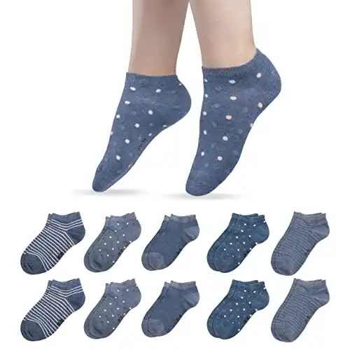 Damensocken RØDER 10er Sneaker Socken Baumwollgemisch