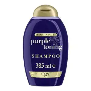 Shampoo blond OGX Purple Toning Shampoo (385 ml)