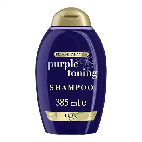 Shampoo blond OGX Purple Toning Shampoo (385 ml)