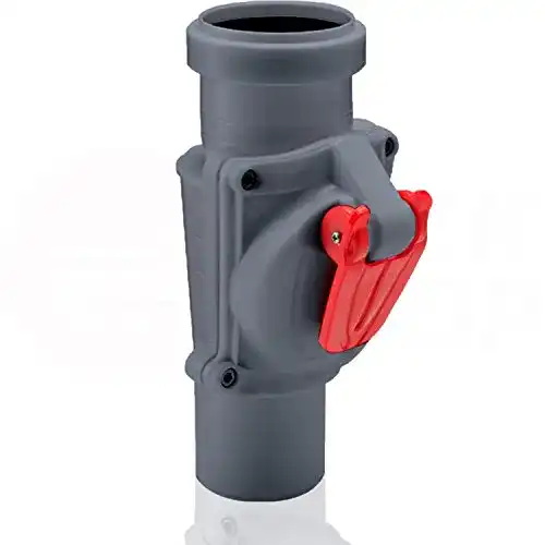 Rückstauklappe MKK Rückstauverschluss DN 50 mm weiß grau
