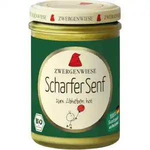 Scharfer Senf Zwergenwiese Bio (2 x 160 ml)