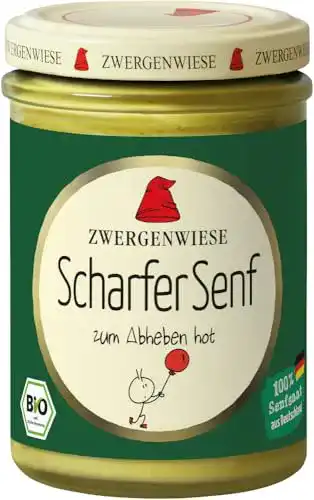 Scharfer Senf Zwergenwiese Bio (2 x 160 ml)