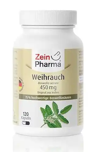 Die beste Weihrauch-Kapseln ZeinPharma Boswellia Weihrauch 120 Kapseln 2026 Test Bestseller Weihrauch-Kapseln ZeinPharma Boswellia Weihrauch 120 Kapseln