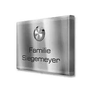 Funkklingel Edelstahl Metzler Kabellos & UV-beständig