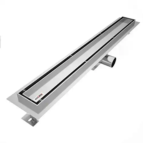 Duschrinne STEIGNER Siphon Ablaufrinne Edelstahl 100cm BERLIN