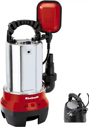 Die beste Einhell-Schmutzwasserpumpe Einhell GC-DP 6315 N, Tragegriff 2026 Test Bestseller Einhell-Schmutzwasserpumpe Einhell GC-DP 6315 N, Tragegriff